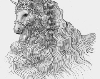 Unicorn Blank Card Any Occassion