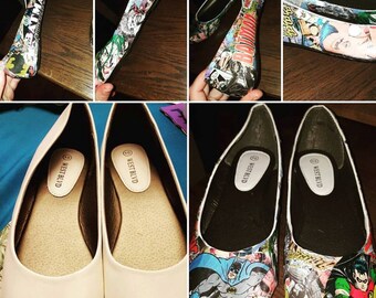 Custom Batman & Robin shoes