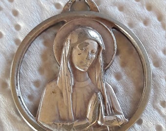 LOURDES - Antique French Medal