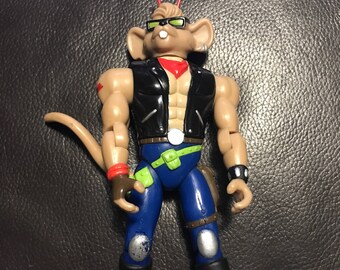 BIKER MICE FROM Mars Throttle Action Figure GIG Galoob 2007 EUR 9,90