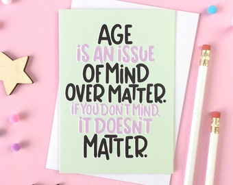 Mark Twain Birthday Card. Book Lover Card. Book Lover Birthday. Book Quote. Book Lover Birthday. Literary Birthday. Bookish Birthday