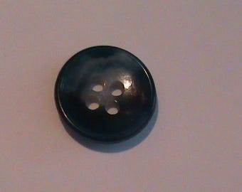 set of 6 buttons blue gradient