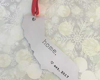 California Ornament - Personalized California Ornament - California Christmas Ornament - California State Holiday Ornament Keepsake Ornament