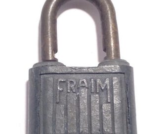 On Sale Fraim Vintage Padlock Lock Industrial