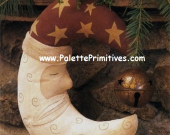Crescent Moon Santa - Instant Download E-pattern (Large-16x20 when completed)