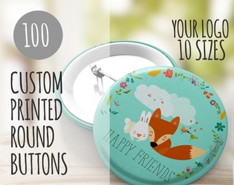 Custom Button, Pin Badge, Pin Back Button, Custom Party Favor, Custom Wedding Favor, Buttons in Bulk, Wholesale Buttons, Bulk Buttons