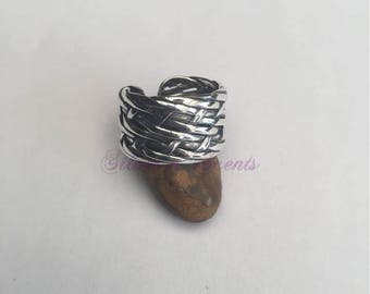 925 Sterling Silver Cuff Ring