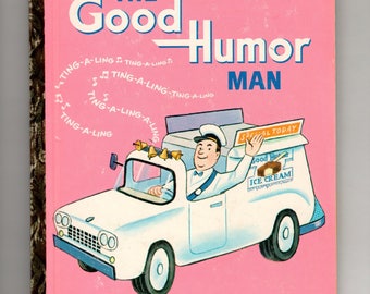 Vintage Little Golden Book: The Good Humor Man by Kathleen Daly, illustrated by Tibor Gergely, Golden Press, 1964, first edition, children's