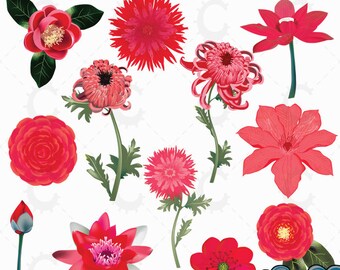 japanese flower etsy