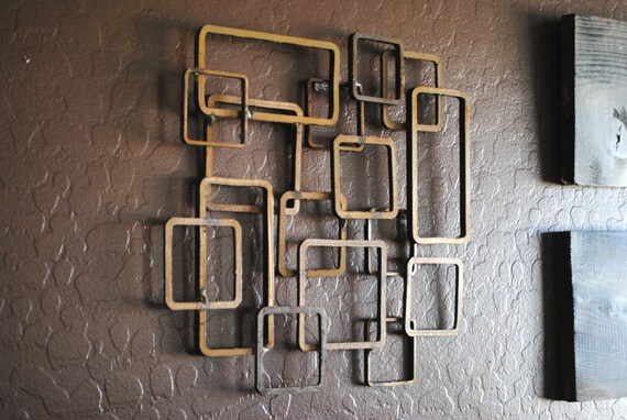 Retro Modern Metal Sculpture Art Abstract Mid Century Retro Modern Metal Sculpture Art Abstract Mid Century