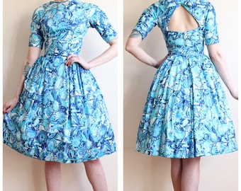 1950s Dress // Suzy Perette Silk Dress // vintage 50s dress