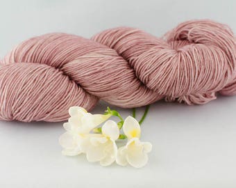 Antique Mauve-Hand dyed yarn