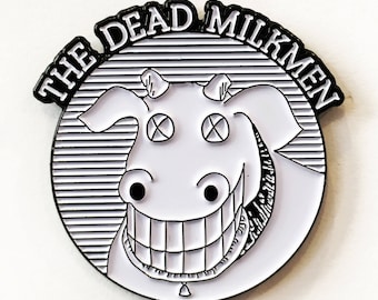 THE DEAD MILKMEN Cow Logo enamel pin