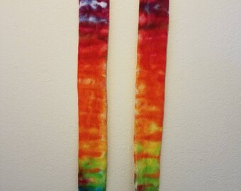 Women's Cotton Tie Dyed Thigh Highs, One Size