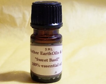 Sweet Basil, Essential oil, 5 ml