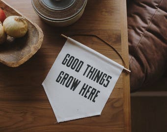 Good Things Grow Here, Pendant, by The Bee & The Fox