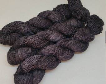 Shiny Singlino Sock - Night's Watch - Superwash Merino Singles + Nylon - 95/5
