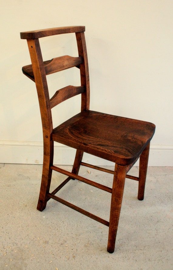 Antique Elm Church Chairs Circa 1800 - Antique Elm Church Chairs Circa 1800