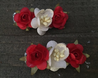 Baby Hair Clips, Flower Clips, Cute Baby Hair Clips, Girl Hair Clips, Baby Hair Accessories