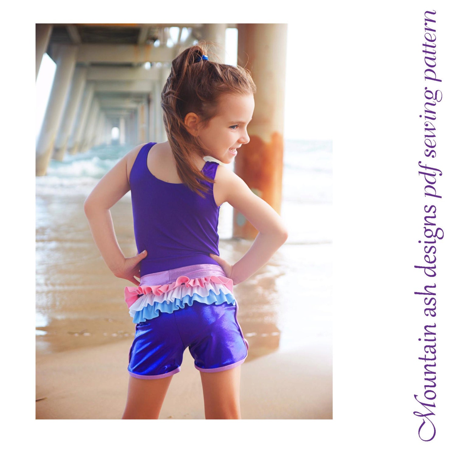 Gymnastics and dance shorts 4 sewing pattern sports shorts