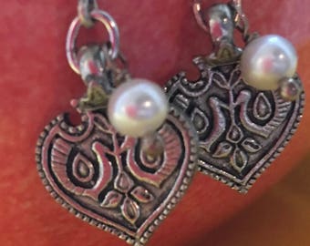 Pearl Pierced Earrings