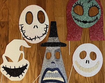 Nightmare Before Christmas Photo Booth Props