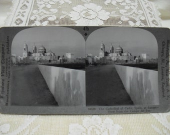 Stereoscope Card: Cathedral of Cadiz