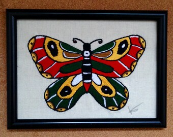 Butterfly tattoo flash Embroidery