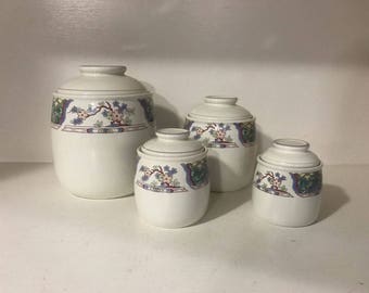 Mikasa Provincial CV900 Villa Medici Kitchen Canister Set of 4