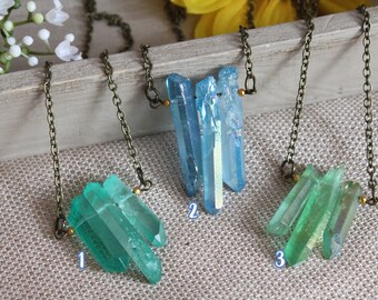Colgantes Cristales Cuarzo