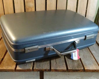 Vintage Blue Suitcase