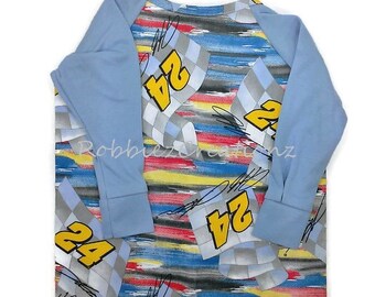 FREE SHIP!! Blue Long Sleeve Full Body Nascar Racing Race Cars Bib Full Coverage Lined