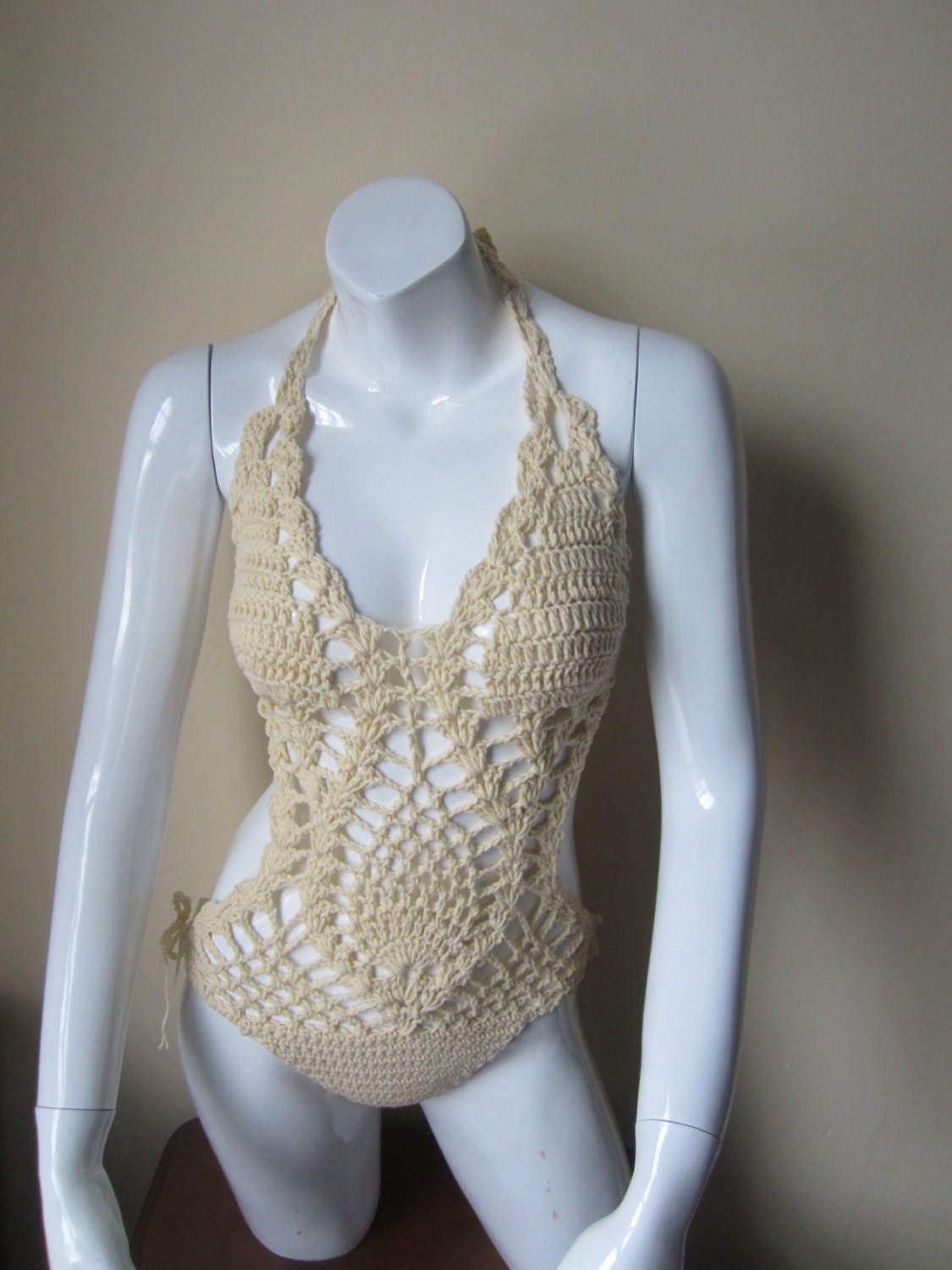 Crochet Monokini Crochet Swimwear Crochet Bikinis Swimwear 