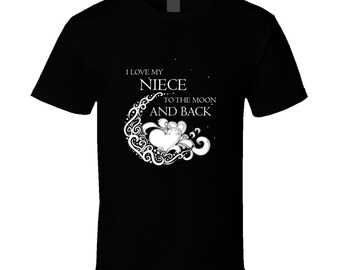 Niece t-shirt. Niece tshirt for him or her. Niece tee as a Niece gift idea. A great Niece gift with this Niece t shirt