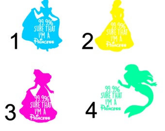 Disney Princess Inspired Decal