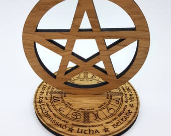 Oak Wheel of the year with Pentacle