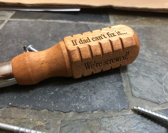 Custom Fathers Day Screw Driver - Father's Day gift, Fathers Day tools, handyman gift, engraved tools
