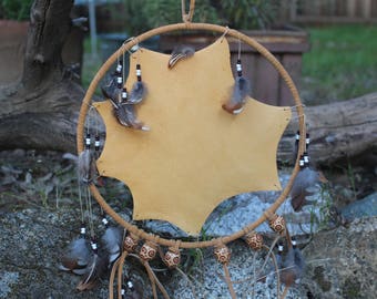 Blank-Canvas Webless Dream Catcher Native Maidu Local Homemade