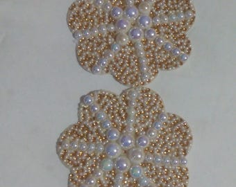 Champagne and pearls nipple pasties