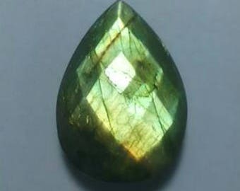 Labradorite Pear Shape Faceted Briolette 25 MM