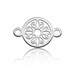 Connector Rosette Sterling Silver 925