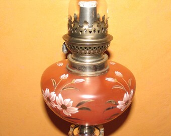 Antique restored kerosene lamp