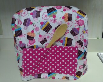 Kitchenaid Classic 4.5-5 quart tilt head mixer cover dust cover Cupcakes Baked Goods kitchen linen baking linen
