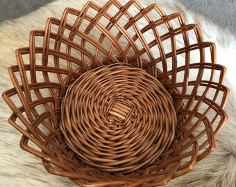 Vintage Unique Wicker Basket