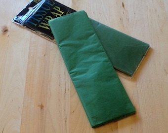 Emerald Green Tissue Paper - 10 Sheets - Gift Wrap - Craft and Party Supplies