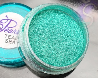 NEW - Teal Sea Pearlz Mica Pigment Powder, Sparkling Teal Resin And Polymer Clay Pigment Mica, Resin Molding