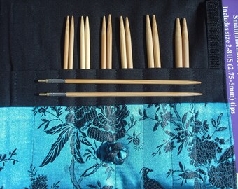 HiyaHiya 4" Bamboo Interchangeable Knitting Needle Set - Small Sizes