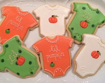 Baby Shower Onesie Cookies