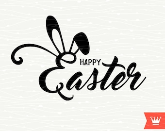 Download First Time Hunter SVG Decal Cutting File Happy Easter Bunny