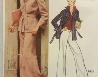 2824 Vintage Vogue Americana Designer Anne Klein With Tag Pattern Size 16